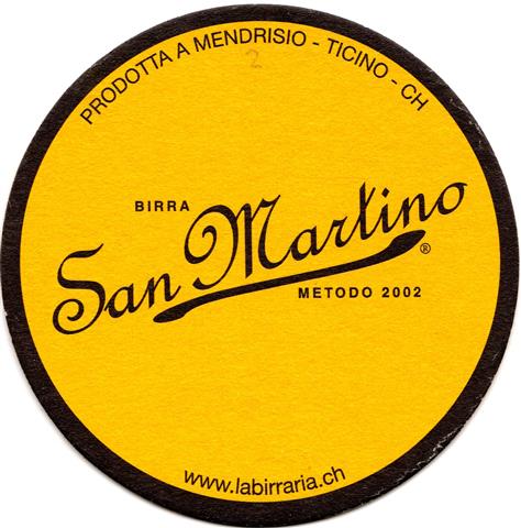 bioggio ti-ch san martino rund 1a (215-prodotta a mendrisio-schwarzgelb)